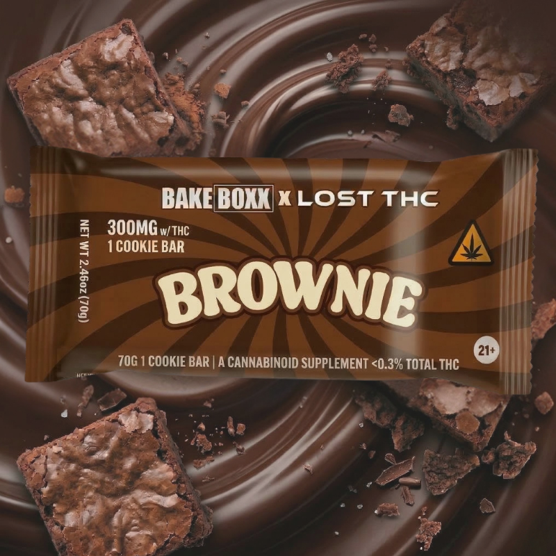 Chocolate Brownie - THC Edible Brownie 300mg w/ CBD
