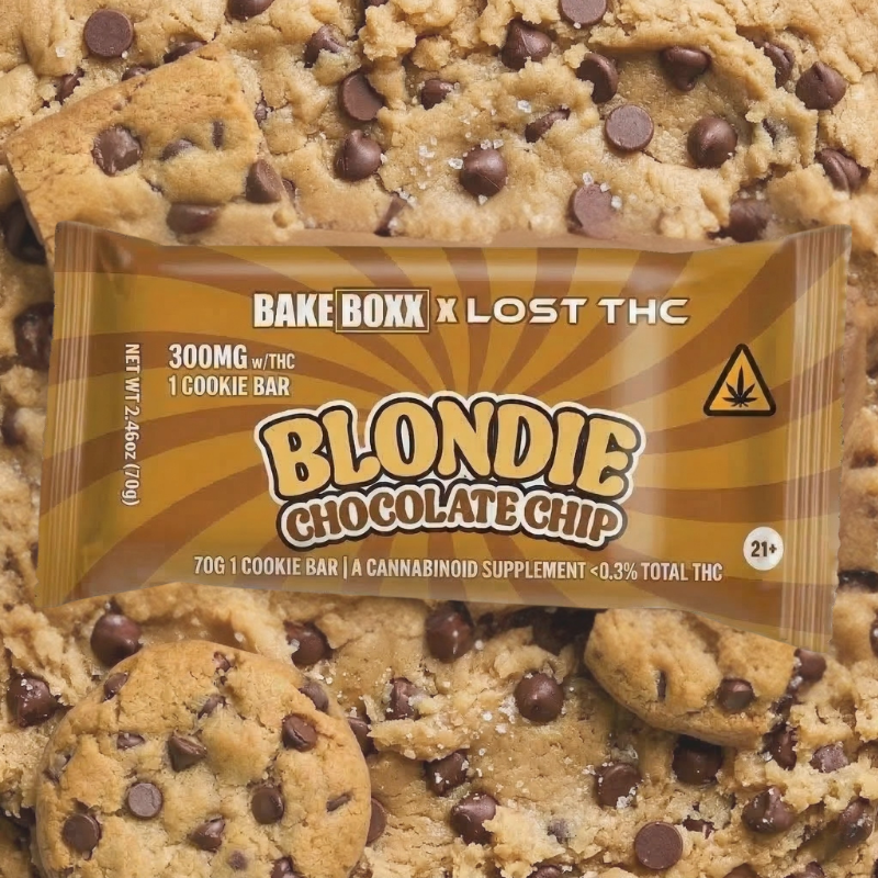 Blondie Chocolate Chip - THC Edible Brownie 300mg w/ CBD