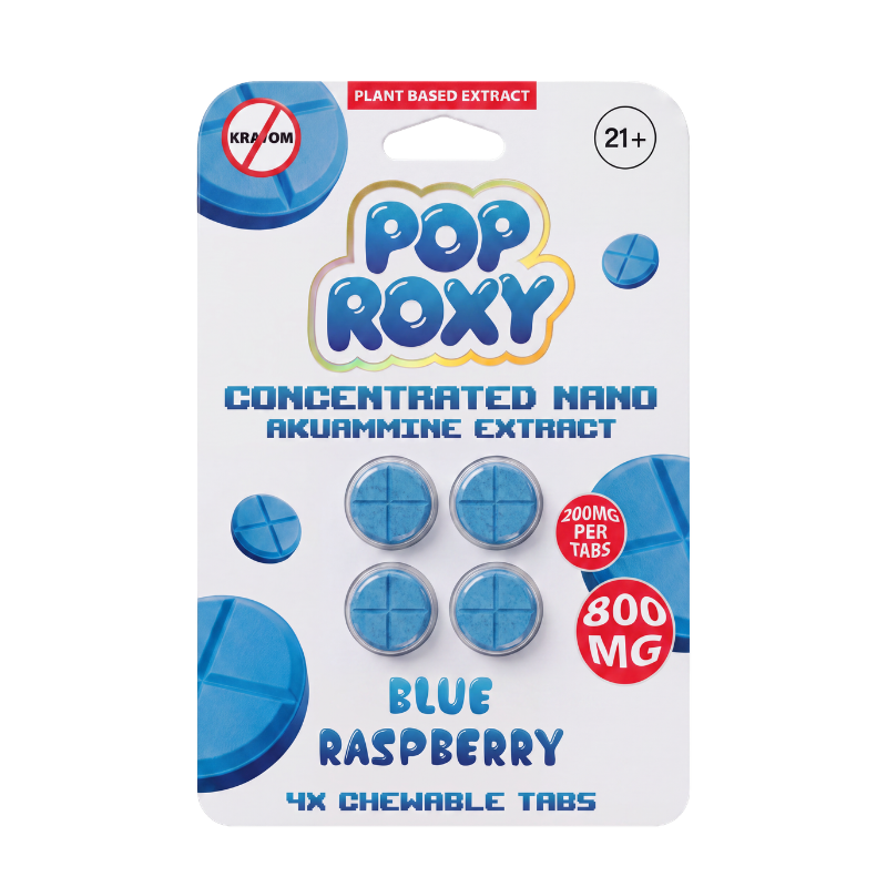 Blue Raspberry Concentrated Nano Akuammine Extract Tabs