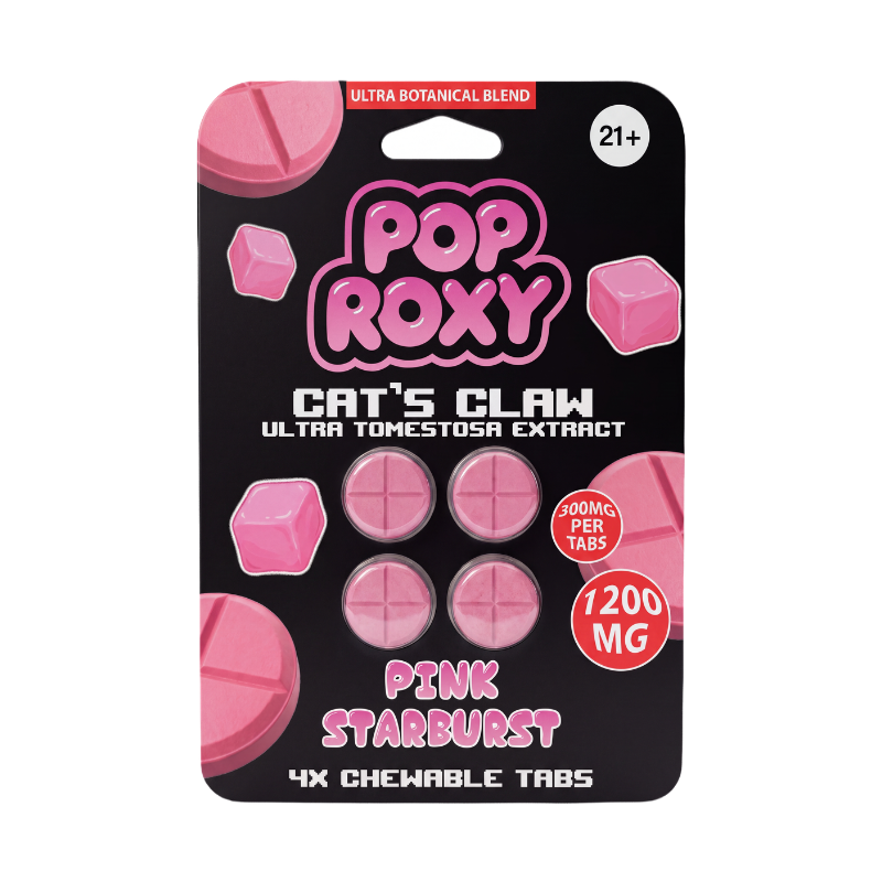 Pink Starburst Cat's Claw Ultra Tomentosa Extract Tabs