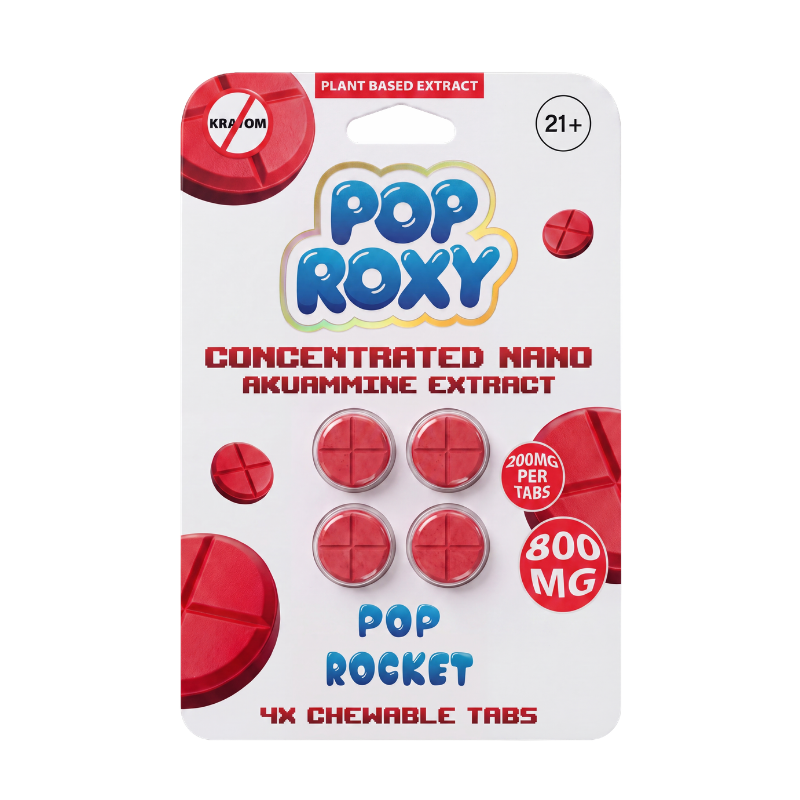 Pop Rocket Concentrated Nano Akuammine Extract Tabs
