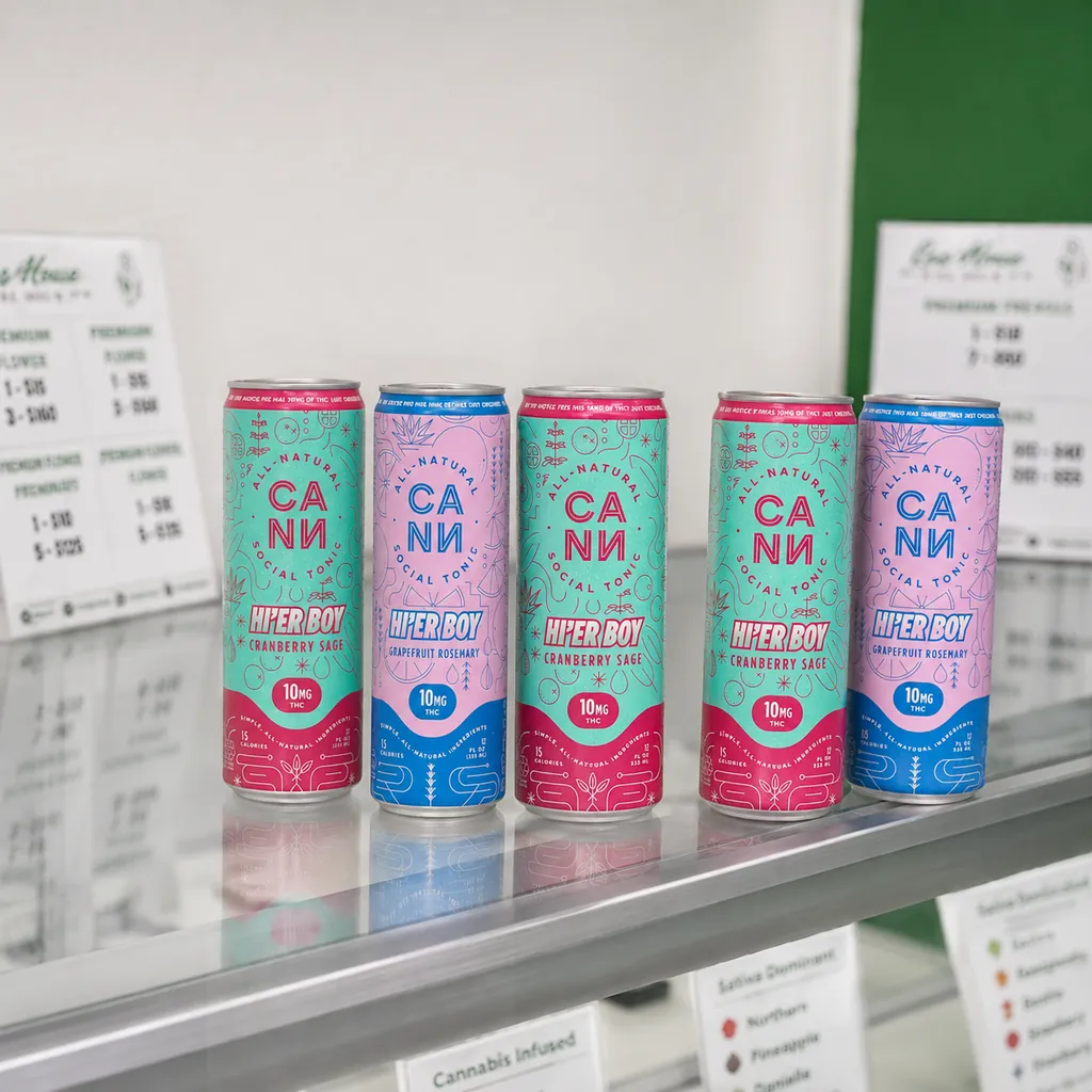 THC gummies and edibles at Gas House Dispensary, Dallas.