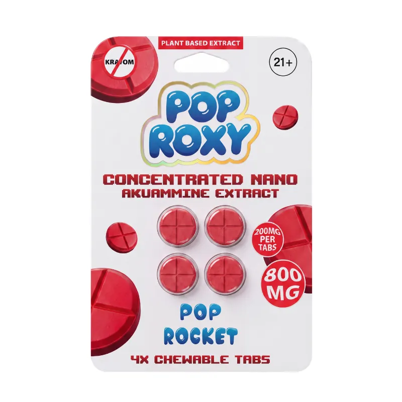 Pop Rocket Concentrated Nano Akuammine Extract Tabs