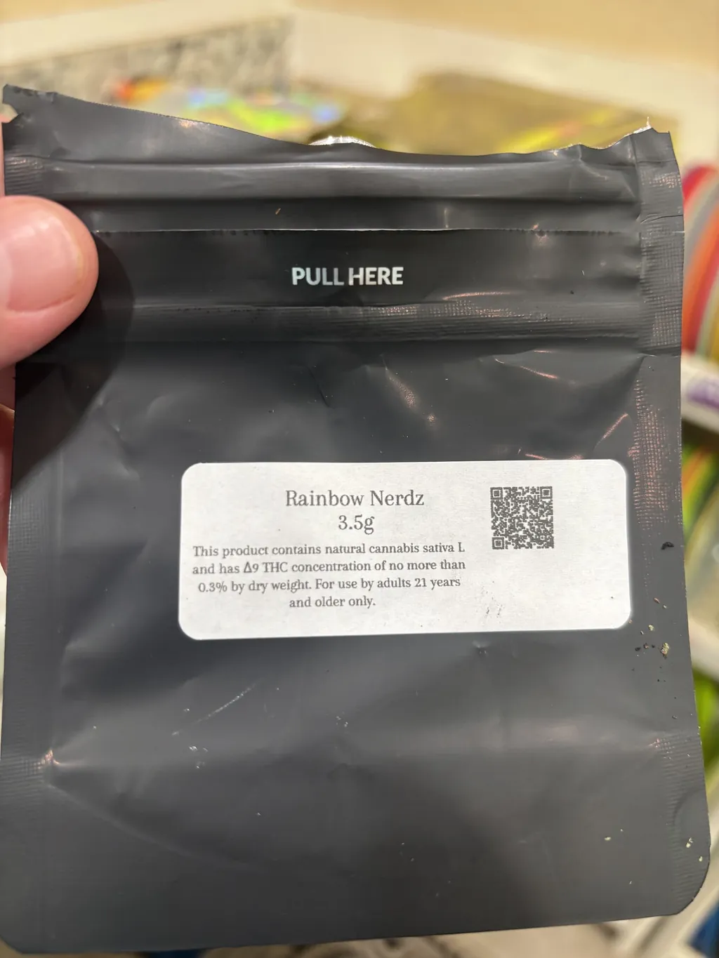 A sealed product pouch from Kush Kingdom