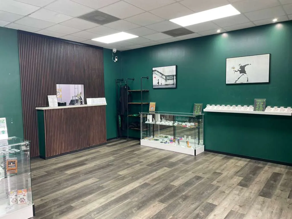 Treez Dispensary cannabis dispensary on Veterans Memorial Dr, North Houston.