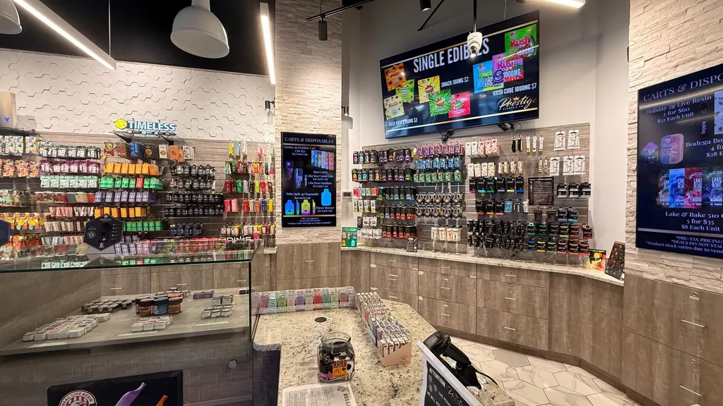 Inside Prestige Cannabis Co. in Edmond