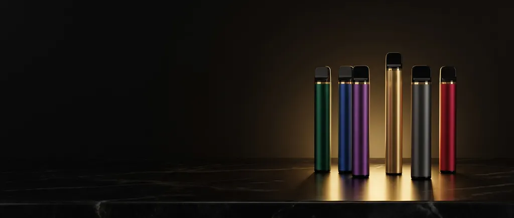 Nicotine vape disposables at Prestige Smoke Shop in Del City