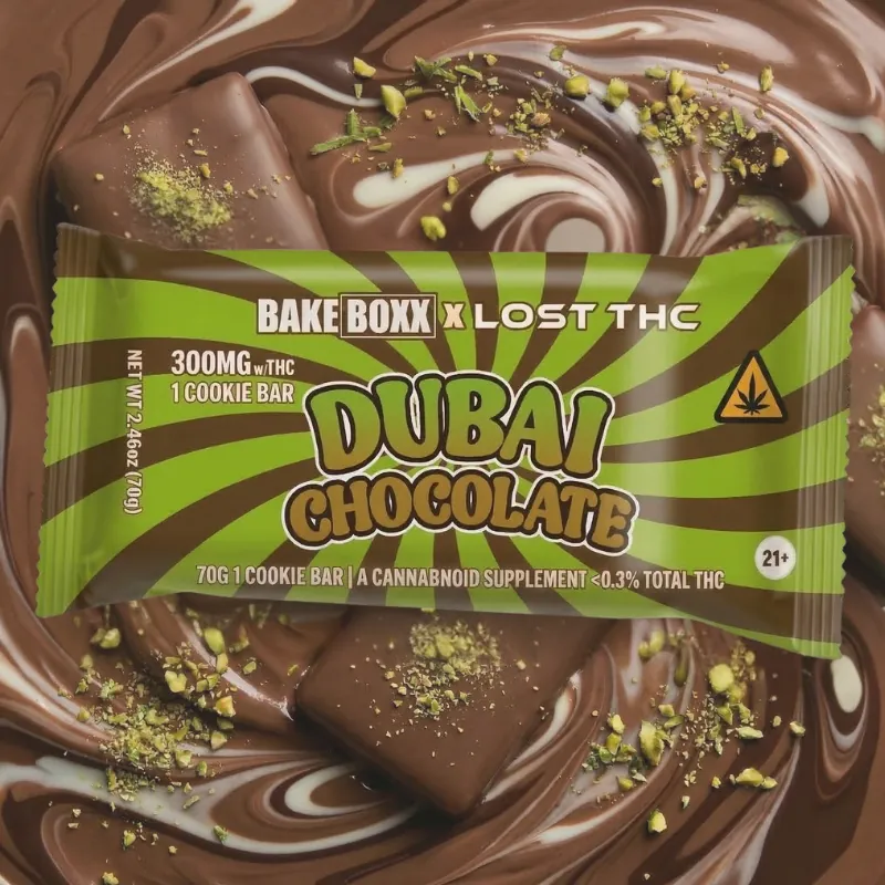 Dubai Chocolate - THC Edible Brownie 300mg w/ CBD