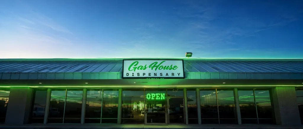 Gas House Dispensary in Dallas, legal THCA cannabis