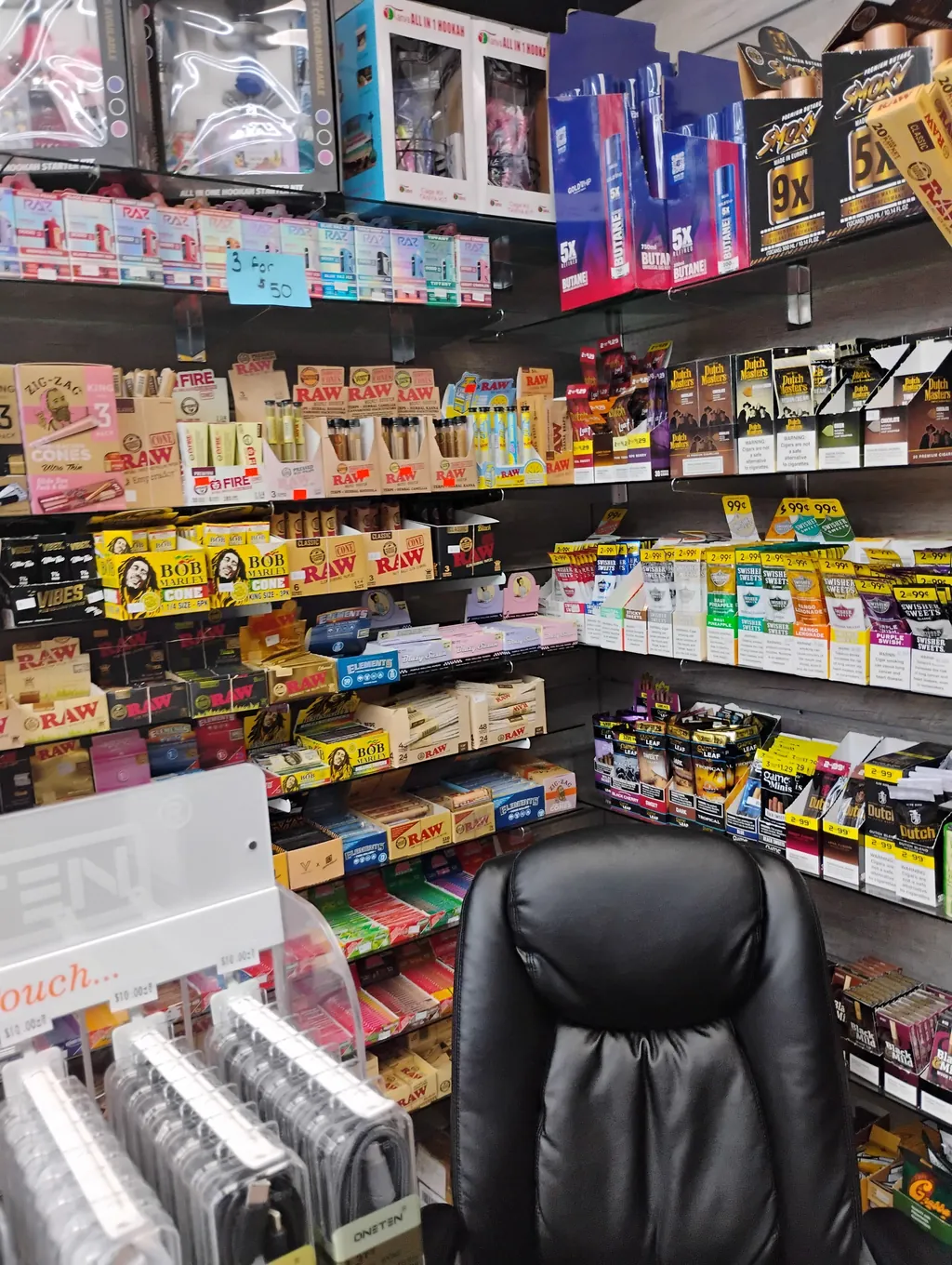 Inside Smoke Valley Smoke Shop Miramar