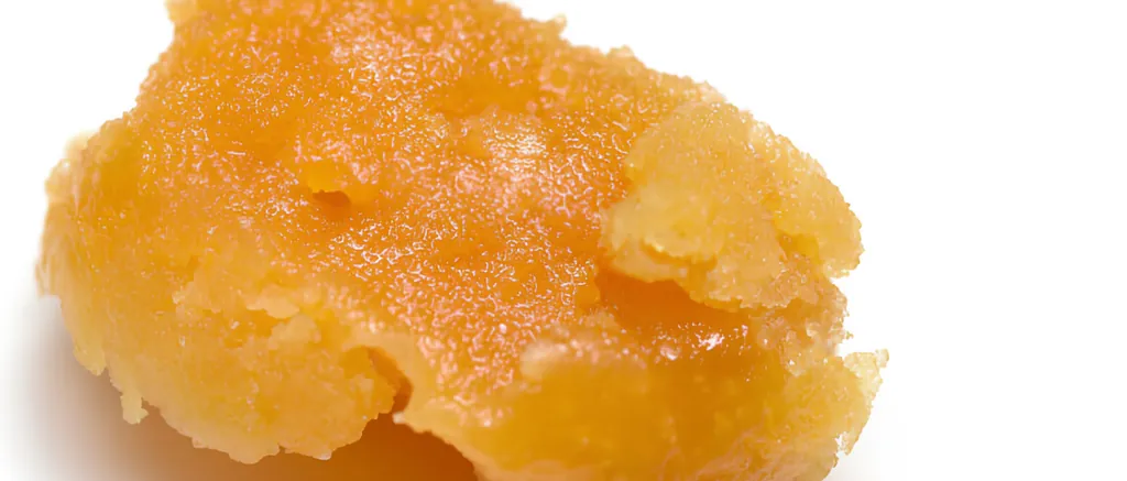 THCA concentrate (live resin) at Gas House Dispensary, Dallas.