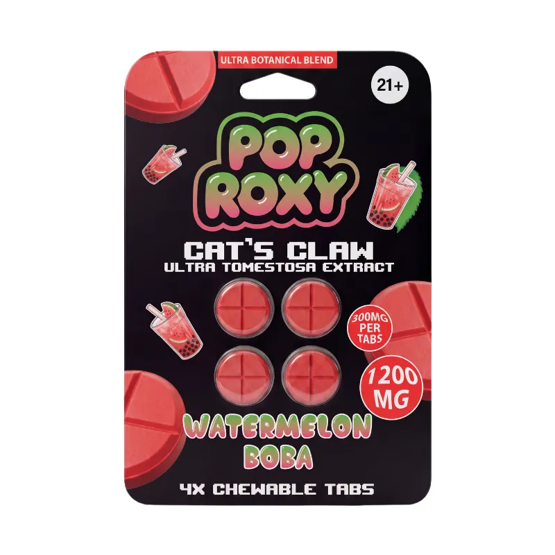Watermelon Boba Cat's Claw Ultra Tomentosa Extract Tabs
