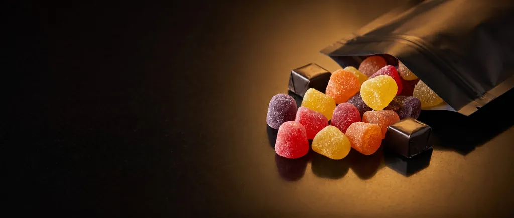 Hemp gummies and edibles at Prestige Smoke Shop in Del City
