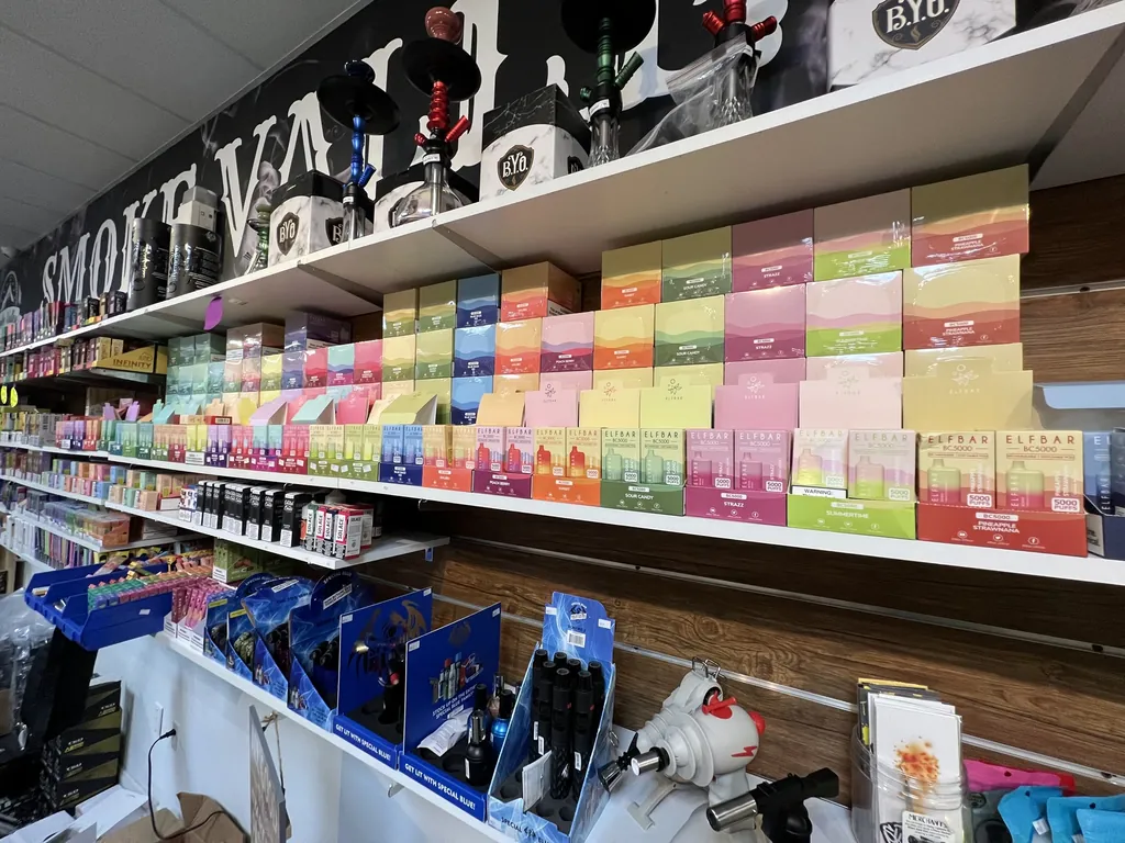 Inside Smoke Valley Smoke Shop Sunrise