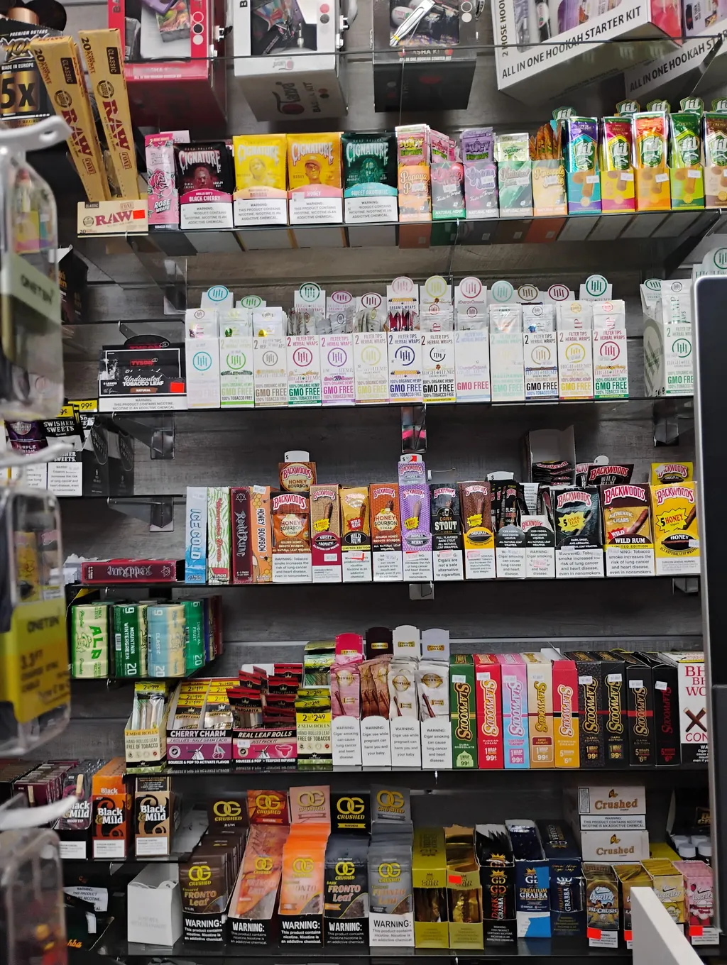 Inside Smoke Valley Smoke Shop Miramar