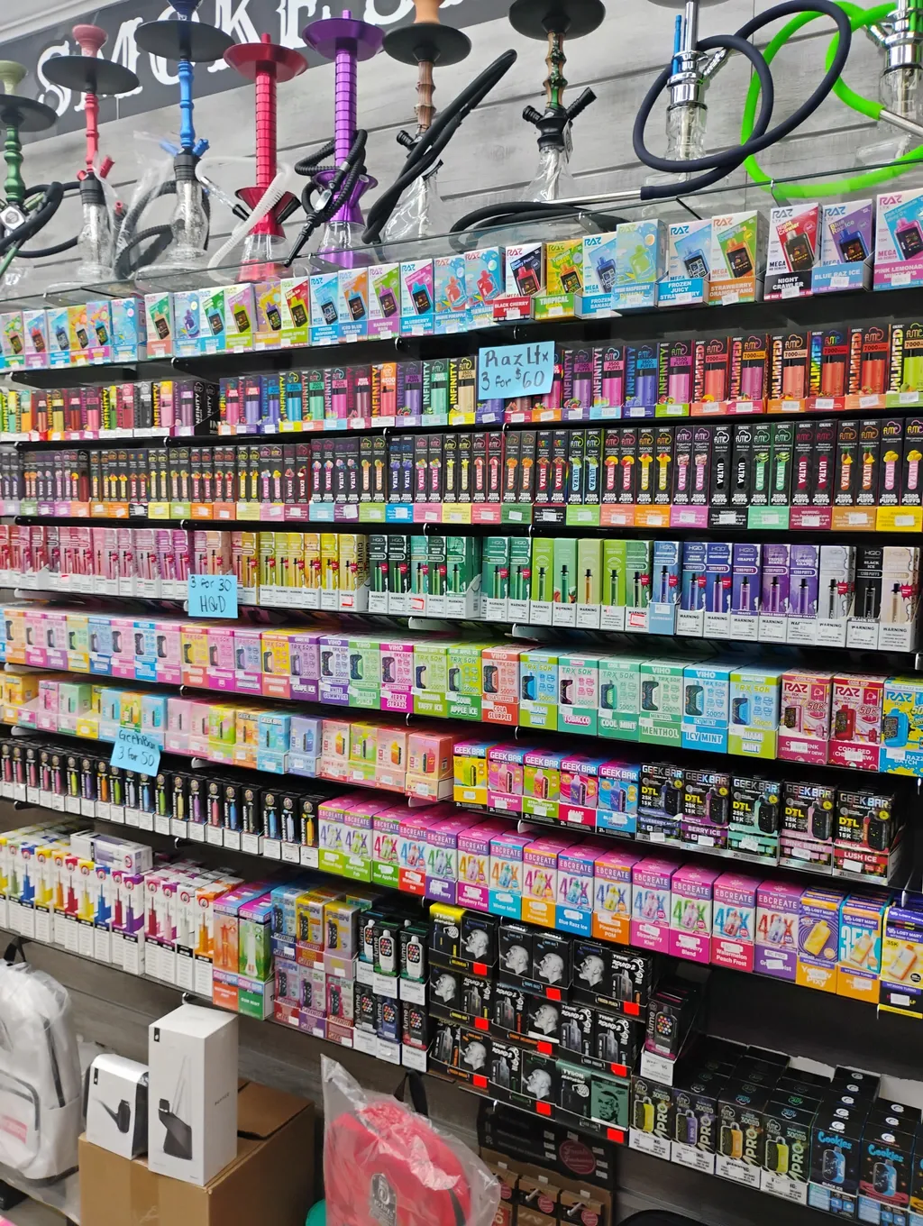 Inside Smoke Valley Smoke Shop Miramar