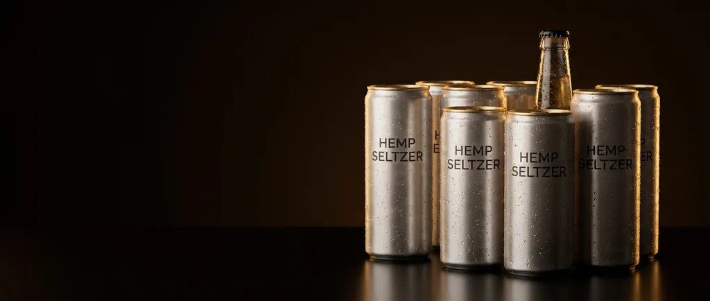 Hemp THC seltzers and sodas at Prestige Smoke Shop in Del City