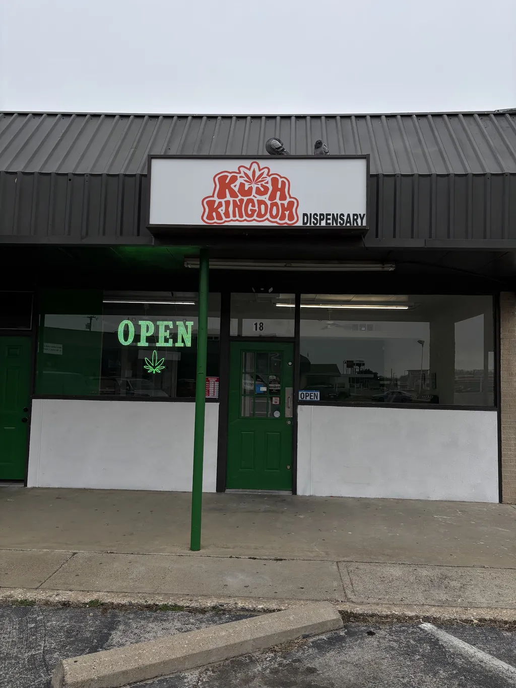 The Kush Kingdom Dispensary storefront in Richland Hills